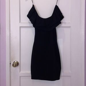 H&M Off-the-shoulder/Strapless Black Dress